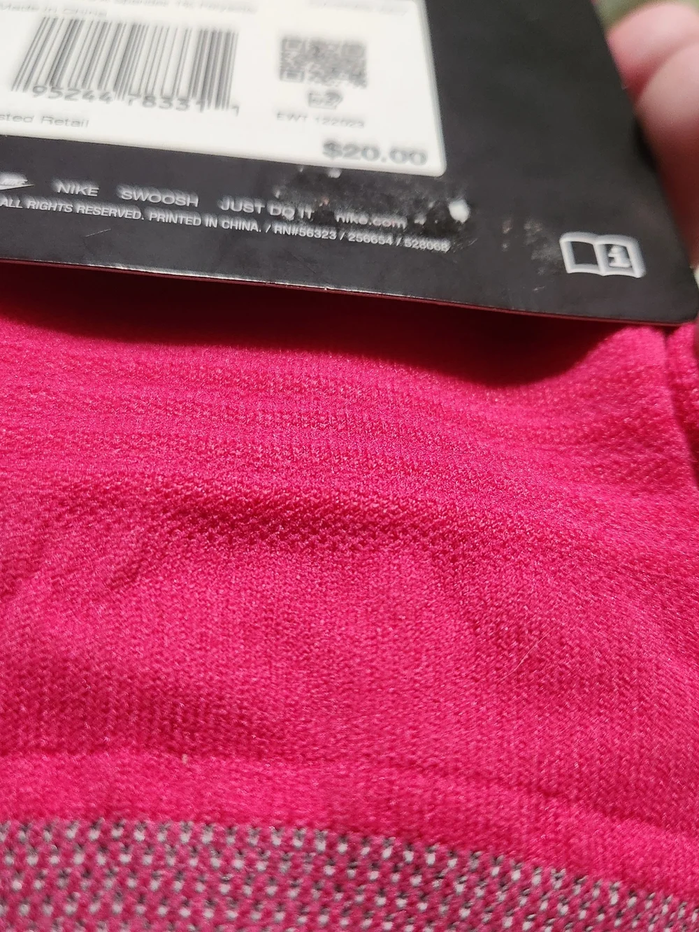 Nike Spark No-Show Socks in Fuchsia Pink 8 -9.5 New With Tags